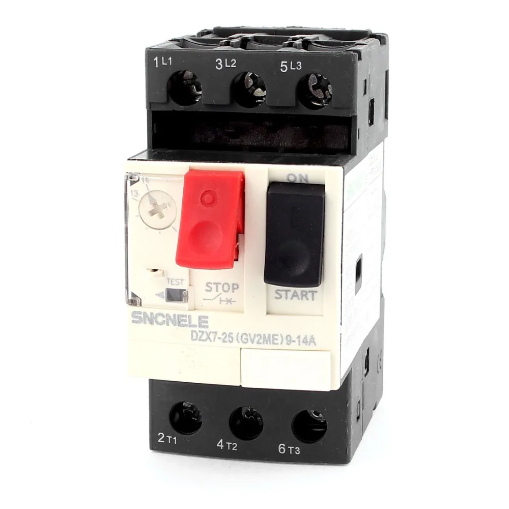 Тепловой магнитный электродвигатель MPCB DZX7 25/GV2 ME 9 14 а 18A 25A 32A 10A 6A 3P|motor protection circuit breaker|circuit breakerthermal magnetic breaker |