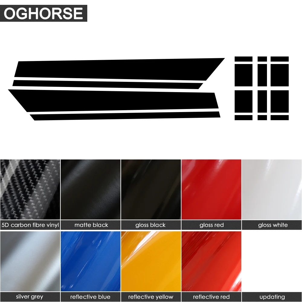 Hood Trunk Bonnet Engine Rear Body Stripe Vinyl Decal Stickers for BMW Mini Cooper S Countryman F60