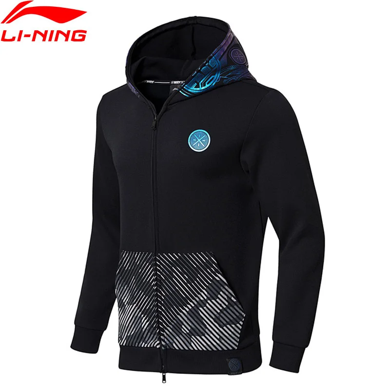 

Li-Ning Men Wade Sweater Hoodie Loose Fit 63% Cotton 37% Polyester LiNing Comfort Sports Tops AWDN747 MWW1389