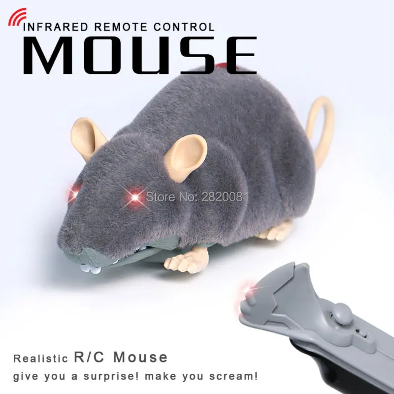 Funny Pet Cat mice font b Toy b font Remote Control mouse electronic simulation fur Gray