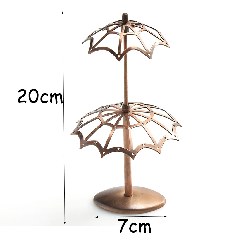N& Z новая форма зонта 2 слоя Серьги Дисплей Стенд держатель серьги капля Дисплей Органайзер витрина