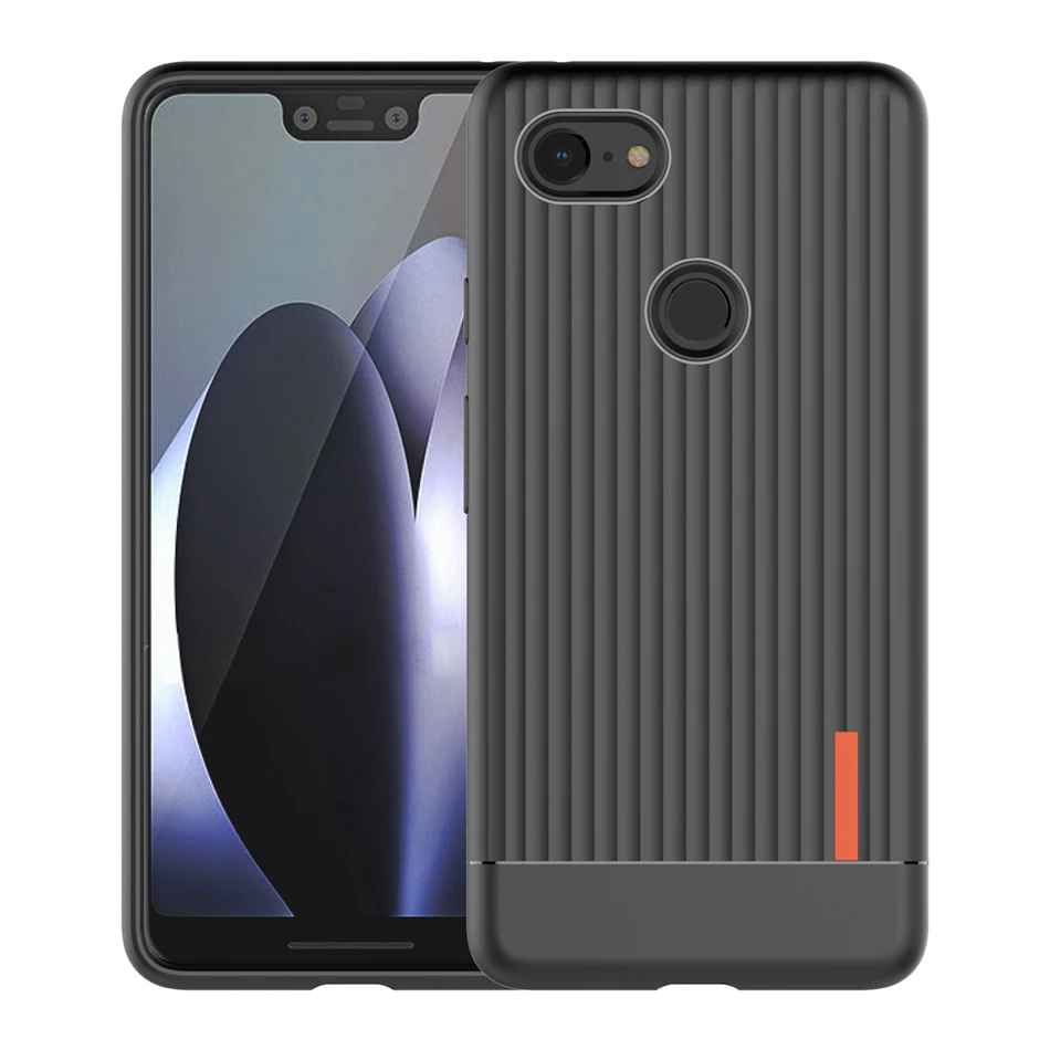 

Casual Style Case for Google Pixel 3 XL Case Shock-Absorption Flexible TPU Rubber Soft Silicone Cover for Google Pixel3 XL Coque