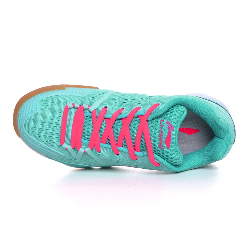 (Клиренс) Li Ning женская обувь для бадминтона текстильные дышащие кроссовки с