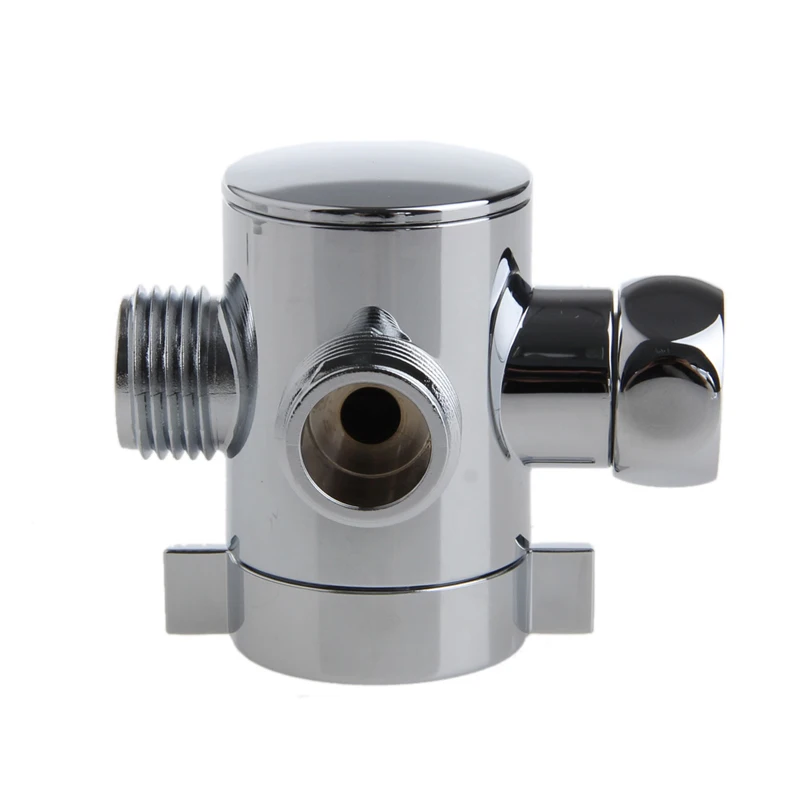 

3 Way T-adapter Valve For Toilet Bidet Shower Head Diverter Valve 1/2 Inch