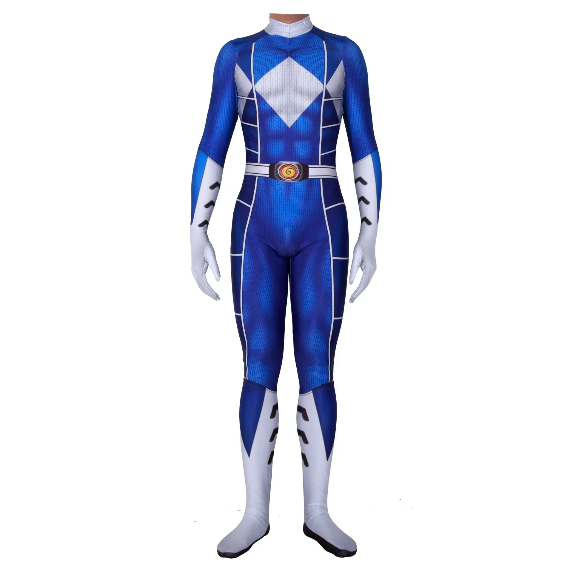 Костюм для косплея Kyoryu Sentai Zyuranger Ranger с 3D принтом красный/синий/зеленый костюм