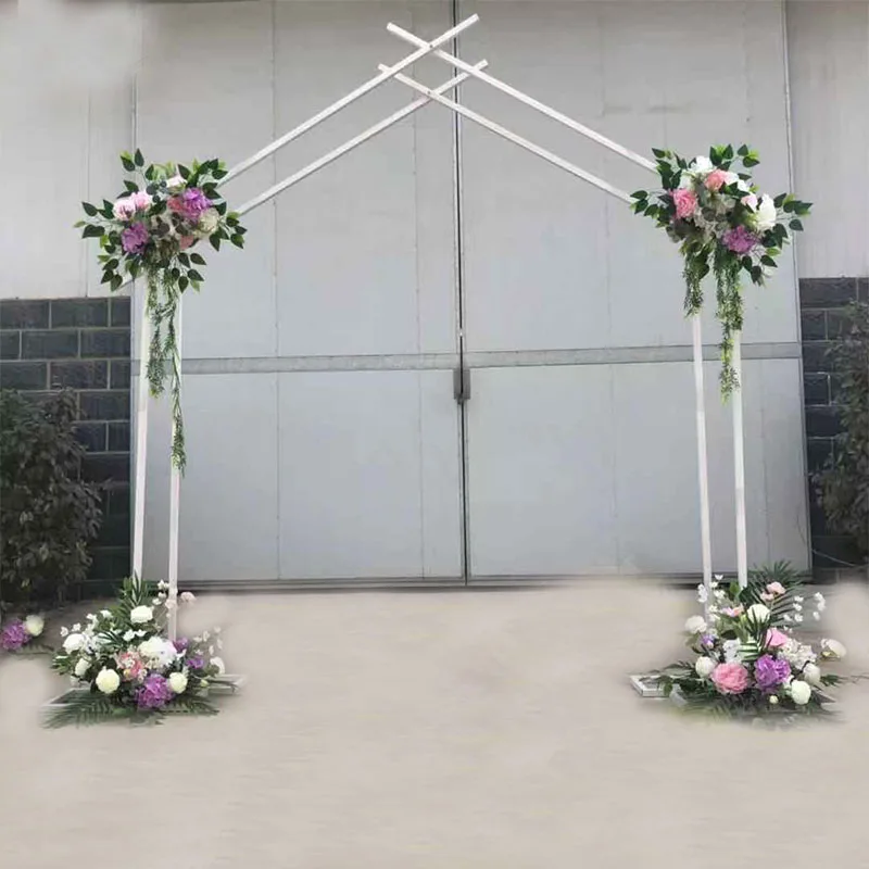 Ao Ar Livre Projeto Da Flor Artificial Arco