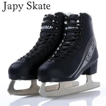 

Japy Skate Ice Skate Tricks Shoes Adult Child Leather Ice Skates Professional Flower Knife Ice Hockey Knife Real Ice Skates