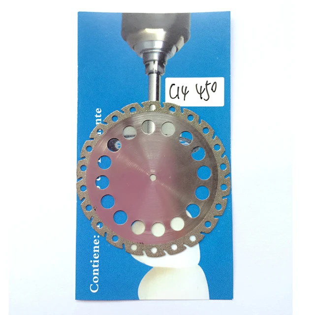 5pcs Dental Products Diamond Disc for Dental Cutting Plaster 45mm x 0