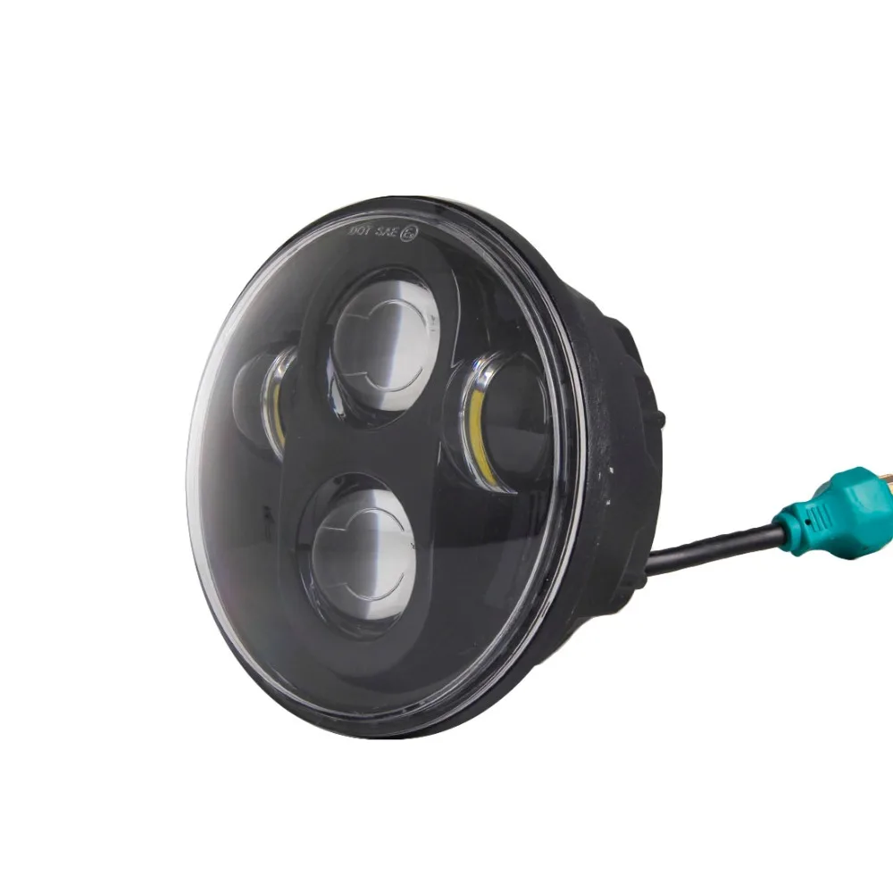5 75 дюймов светодиодный круглый мотоцикла Фара для широкий Glide XL1200X FXDX фар 3/4