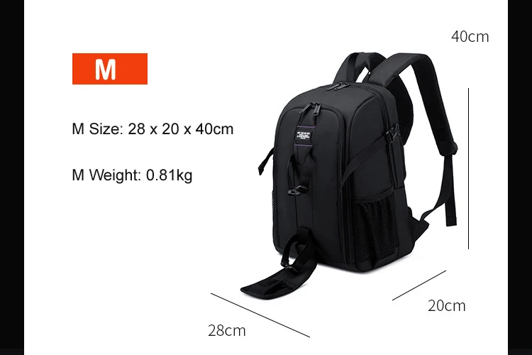 Большой емкости фотографии камеры водонепроницаемый плечи рюкзак видео штатив DSLR сумка w/дождевик для Canon Nikon sony Pentax