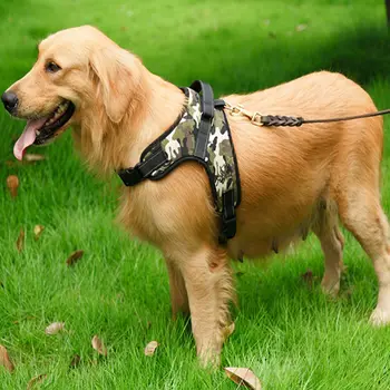 

Strong Pet Dog Harness Vest Nylon Soft Padded Fashion Lead Walking Large Dog Vest Nylon Harness K9 For Big Small Pet Red Blue XL