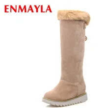 new fashion Flock warm snow boots fashion platform Mid-Calf snow boots winter shoes woman Black Brown Apricot new цена new fashion Flock warm snow boots fashion platform Mid-Calf snow boots winter shoes woman Black Brown Apricot new цены онлайн