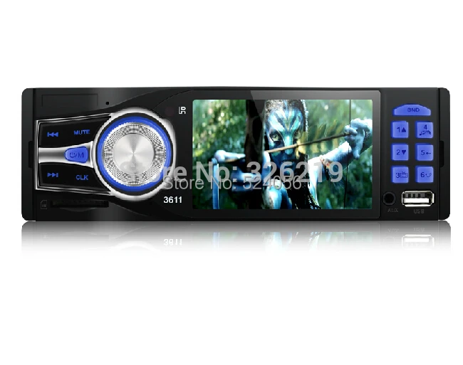 

3.6" Car Mp5 Player Car Audio Receiver HD TFT Display Supports SD MMC card,USB FM Radio Front Aux-in + Remote Control