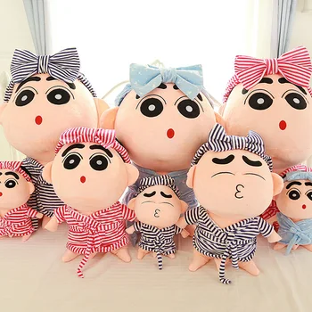 

kawaii clothes Crayon Shin-chan Plush toy Doll Stuffed Baby Girl Boy Birthday Gift