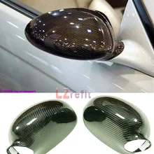 Реальные углеродного волокна зеркала отделкой 1 пара для 2000-2006 BMW E46 M3