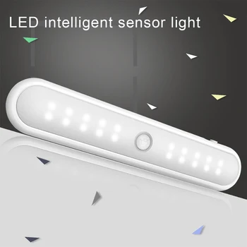 

20 LEDs Wireless PIR Motion Sensor Light Intelligent Infrared Induction Lamp for Cabinet Closet QP2