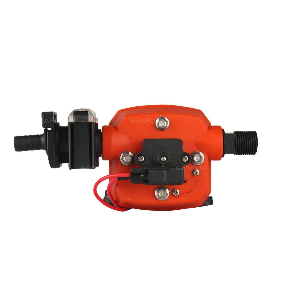 SEAFLO 12 В 4 камеры маломощный водяной насос 2 7 GPM 17PSI 4.5A морской RV лодка пруд фонтан