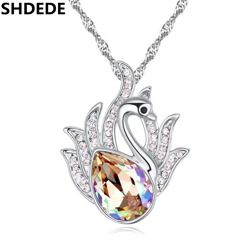 

SHDEDE Crystal from Swarovski Trendy Jewelry Necklace Pendants Women Fashion Friendship Party Gift -20790
