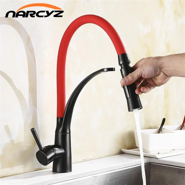 Special Offers Kitchen Mixer Sink Faucet Brass Black with Chrome/Nick Torneira Tap Kitchen Faucets Hot Cold Deck Mounted Bath Mixer Tap  XT-145