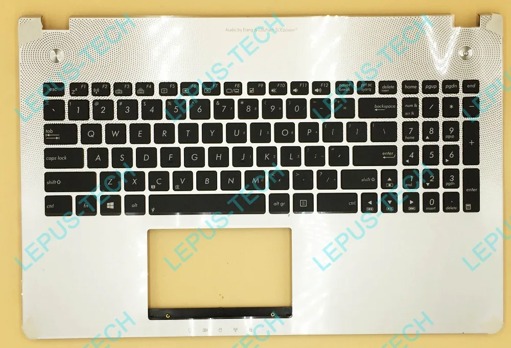 

English US backlit keyboard for ASUS N56 N56V N56VB N56VJ N56VM N56VV N56VZ US Layout keyboard With Silver C Cover PalmRest