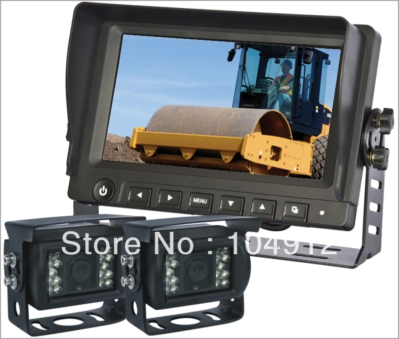 7&quot DIGITAL REAR VIEW BACKUP CAMERA SYSTEM 2 REVERSE CAMERAS FOR MOTORHOME TRUCK | Автомобили и мотоциклы