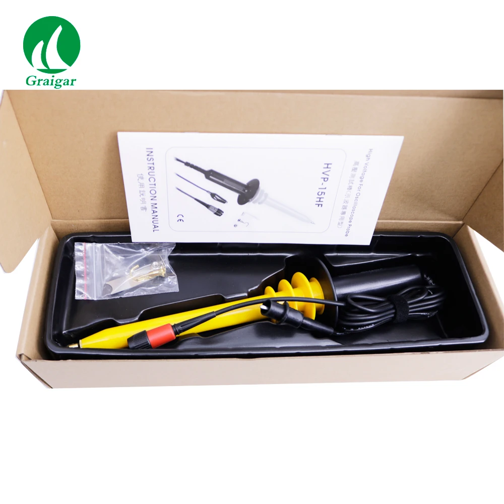 

High Voltage Probe HVP-15HF(40MHz,10KV) for Oscilloscope Operation Temperature 0~50degree