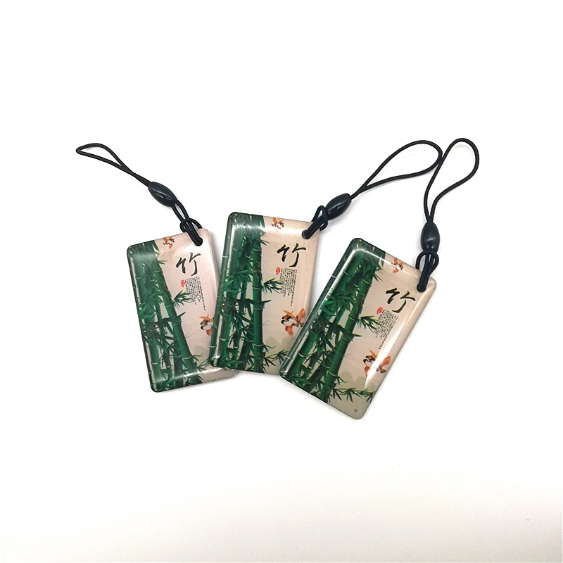 

1Pcs 13.56Mhz UID Changeable Chinese magic S50 1K NFC Card Block 0 Rewritable Blank Card Cartoon RFID Keyfob Badge Fob Token Tag