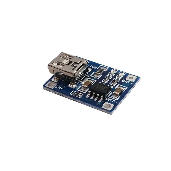 10 шт. зарядная плата TP4056 с Micro USB 5 В 1A 18650|Интегральные схемы| |
