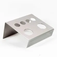 Железная для татуировок держатель для бутылочек 8 отверстий с 7 чернилами из нержавеющей стали пластиковый держатель для чернил