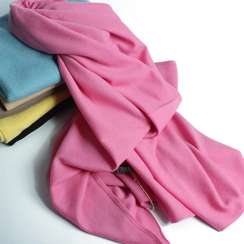 

super large size 100%goat cashmere knit scarfs shawl pashmina joker color for unisex 85x230cm