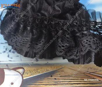 

10yards High Quality Lace Ribbon Width 8cm DIY Elastic Net black whtie Lace Trim Fabric For Sewing Decoration