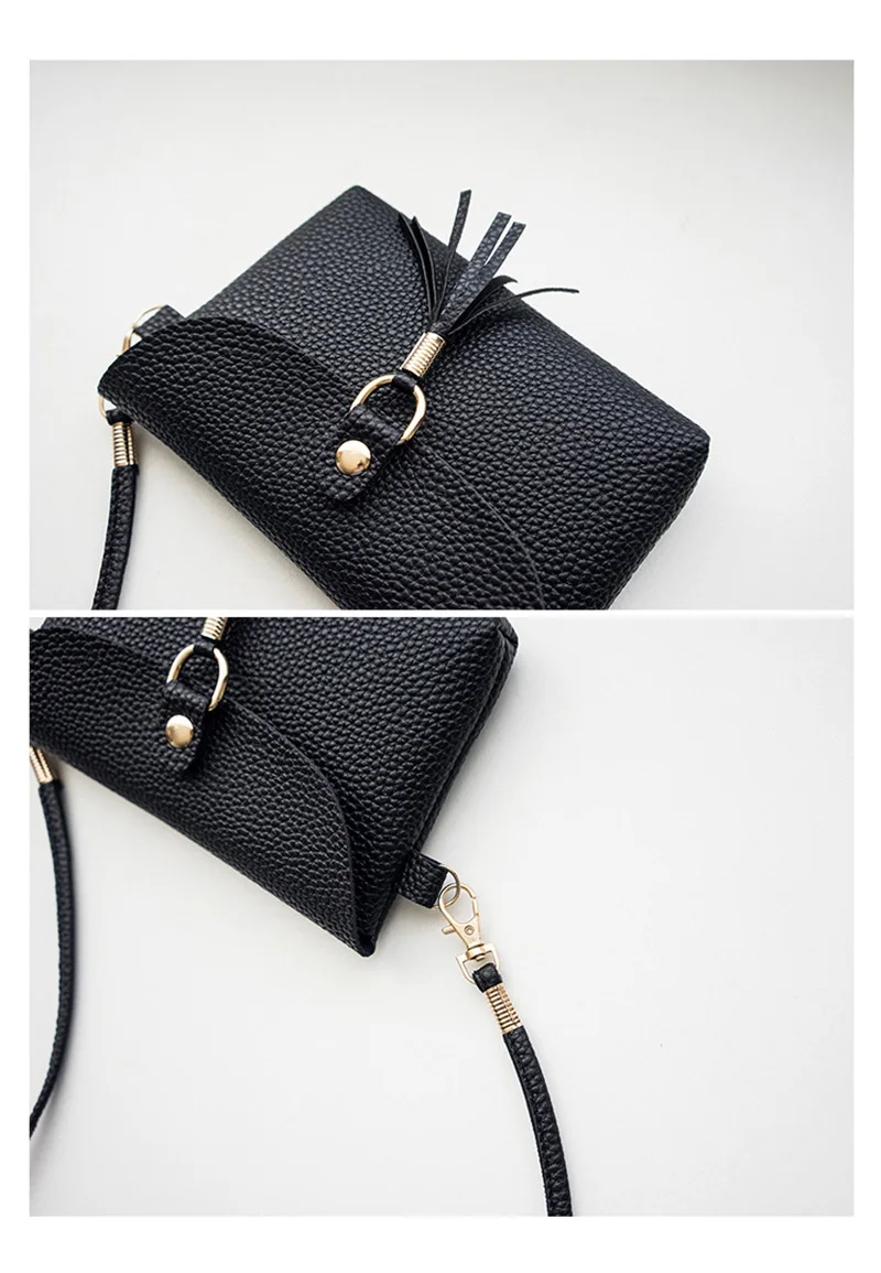 2019 Tassel Bags For Women Girls New Casual Fashion Female Bag Magnetic Buckle Ladies Shoulder Bag Mobile Phone Purse Mini Bolso (15)