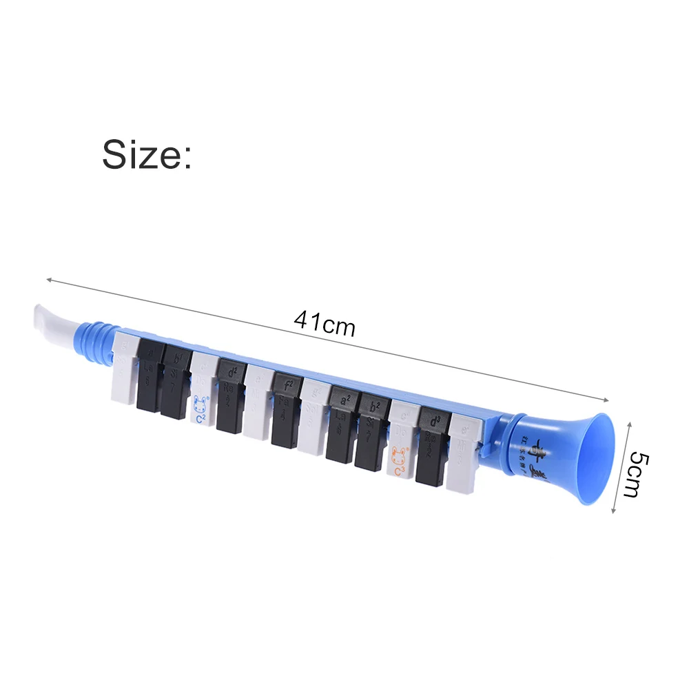 QIMEI QM13A-1, 13 клавиш, губная гармоника, мелодия, Pianica, клавиатура, рот, орган для начинающих, детский подарок, синий