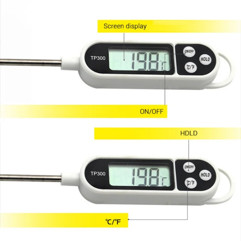

2019 Hot Kitchen Thermometer Meat Digital Temperature Meter Cooking Food Detector Cooking Tool Thermometer