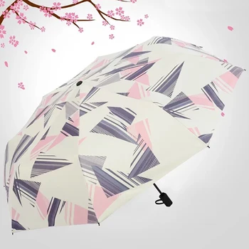 

New arrival Women Folding Umbrella Gift Anti Rain Sunny and Rainy Parasol Men Umbrellas Paraguas Guarda chuva Ombrello
