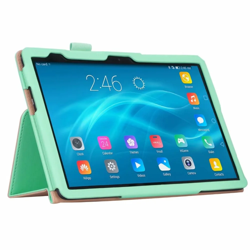 Роскошный кожаный чехол подставка из искусственной кожи для Huawei MediaPad T5 10 Женская