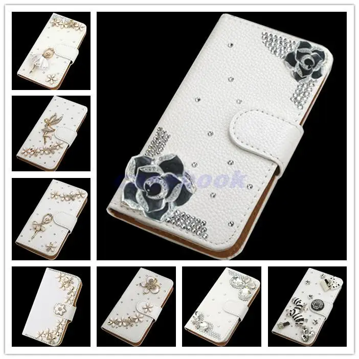 Ivvi JTZ Для Coolpad K1 Случае Crystal Лук Bling Башня 3D Алмаз Кожаные Чехлы чехол |