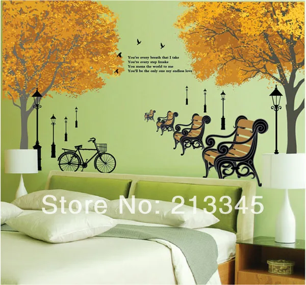 Fundecor Modern Decor Wall Decals Bedroom Living Room Clic Maple Fundecor Modern Decor Wall Decals Bedroom Living Room Clic Maple Leaf Gold Removable Family