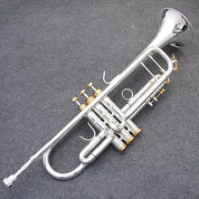 Baja труба Посеребренная Baja труба инструмент LT190S-77 Нисходящая Bb модуляция двойное серебряное покрытие