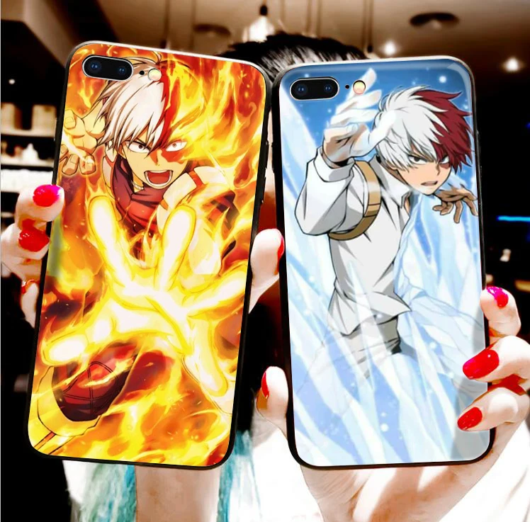 Чехол для телефона My Hero Academia аниме Todoroki BNHA чехол iPhone XS MAX XR X 8Plus 8 7Plus 7 6s Plus 6Plus 6