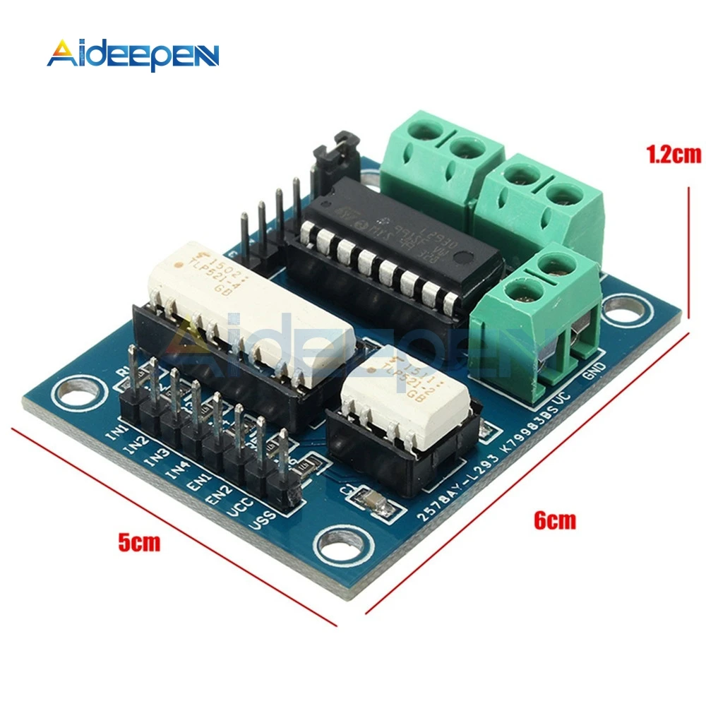 

L293D L293 Motor Driver Expansion Shield Control Board Dual H-Bridge for Arduino Duemilanove DC Stepper Mega2560 UNO R3 Module