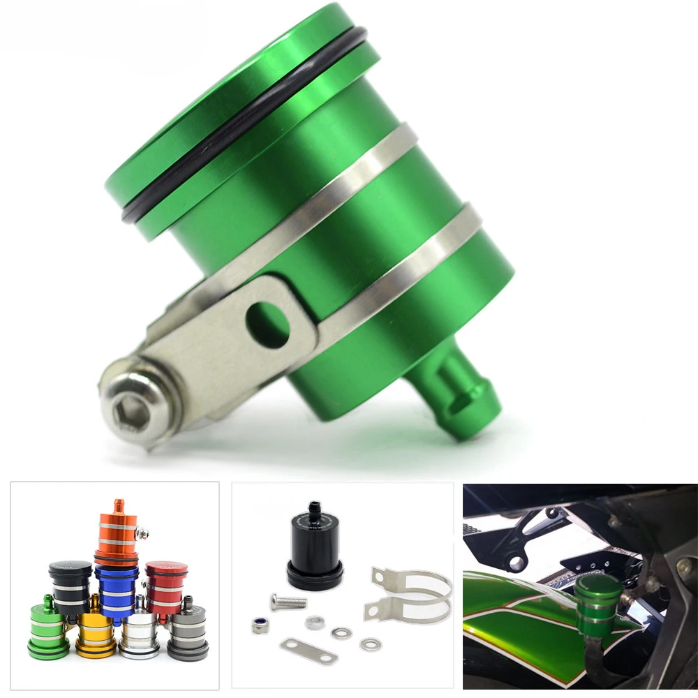 Motorcycle Brake Fluid Reservoir Clutch Tank Oil Fluid Cup For kawasaki NINJA 650R/ER-6F/ER-6N  NINJA 250 300 z300 Z800 Z900