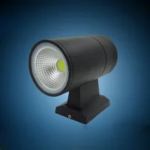 5 шт./лот CREE 1*6 Вт COB крыльцо освещение Ac85-265v с одной головкой 6 Вт светодиодный настенный светильник черный Открытый водонепроницаемый IP65