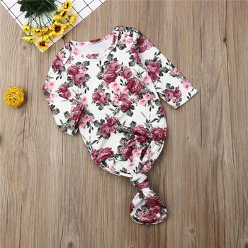 

Floral Print Swaddle Newborn Sleeping Bags Baby Flower Swaddle Blanket Sleeping Bag Muslin Wrap