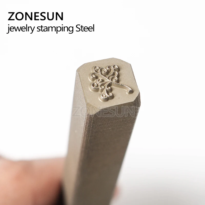 ZONESUN Fox на заказ стальная штамповочная форма Пробивной маркировки инструмент для тиснения металлических ювелирных изделий штамповка золотых колец браслет ожерелье с пряжкой
