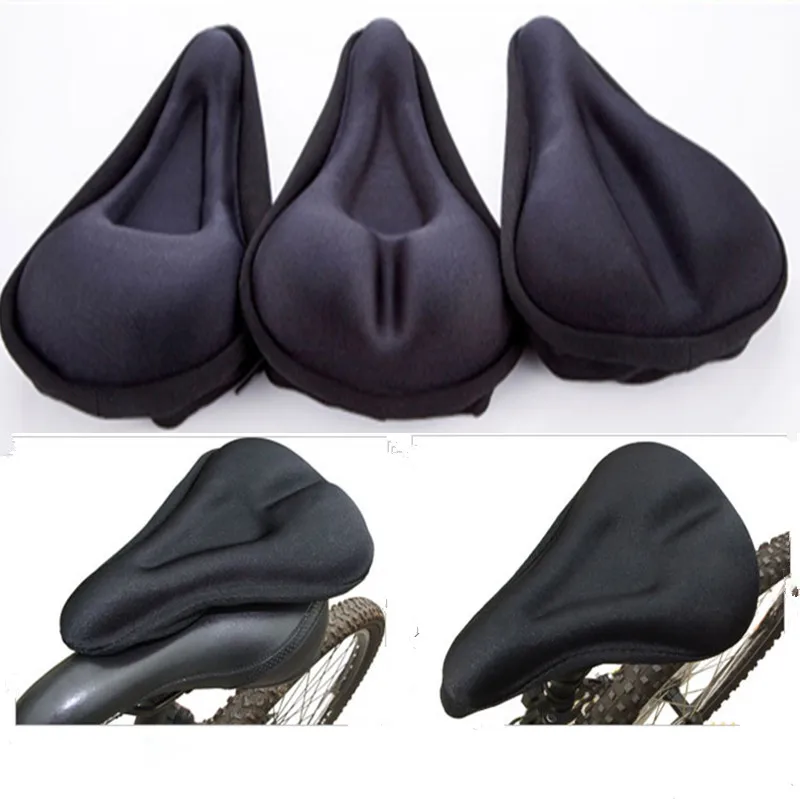 

3styles Bicycle Seat Mountain Bike Seat Cover Mat Silica Gel Comfort Cushion Bicycle Seat Cover Thickening Saddle Protective