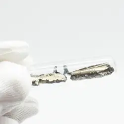 Металл Praseodymium 2 г герметичная плотность Pr высокой чистоты аргон защиты Кристалл 99.9% 3N для элемент коллекция ремесла запаянный в стекло