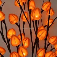 Китайский фонарь, ветка, ветка, лампа, ваза, цветочное освещение, домашний сад, настольные, вечерние, украшение, подарок на праздник, цветок, ветка