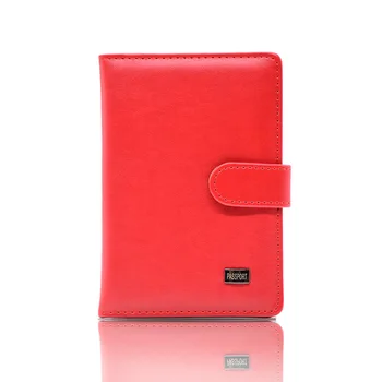 

DIKEDAKU Multifunctional Hasp Passport Cover for Women Couple Travel Credit Cards Passport Holder Pu Leather Cover for Passport