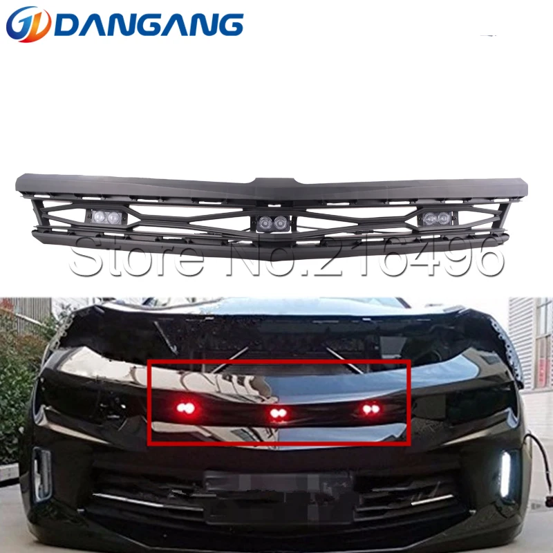 Новый решетка гриль подходит для 2016-2017 Chevy Camaro 1LT и RS с DRL сглаза/очень ярко-красный